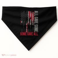 Memorial Day 2024 All Gave Some Some Gave All Veteran USA-Made Doggie Bandana thumb 0
