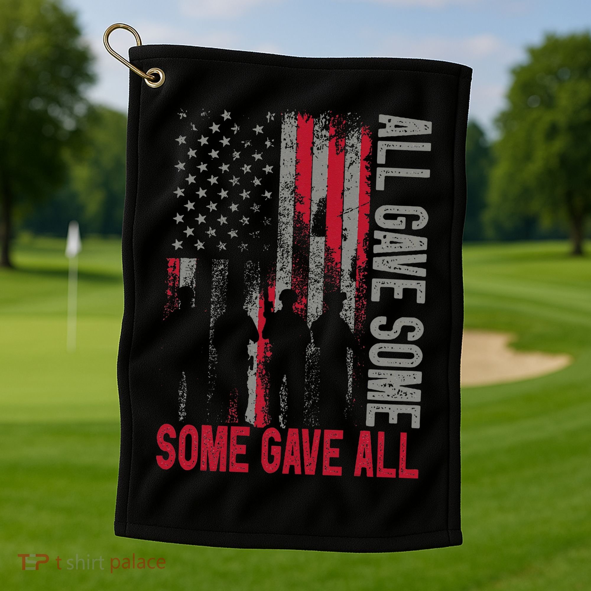 Memorial Day 2024 All Gave Some Some Gave All Veteran Golf Towel