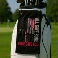 Memorial Day 2024 All Gave Some Some Gave All Veteran Golf Towel thumb 2