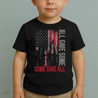 Memorial Day 2024 All Gave Some Some Gave All Veteran Toddler T-Shirt thumb 2