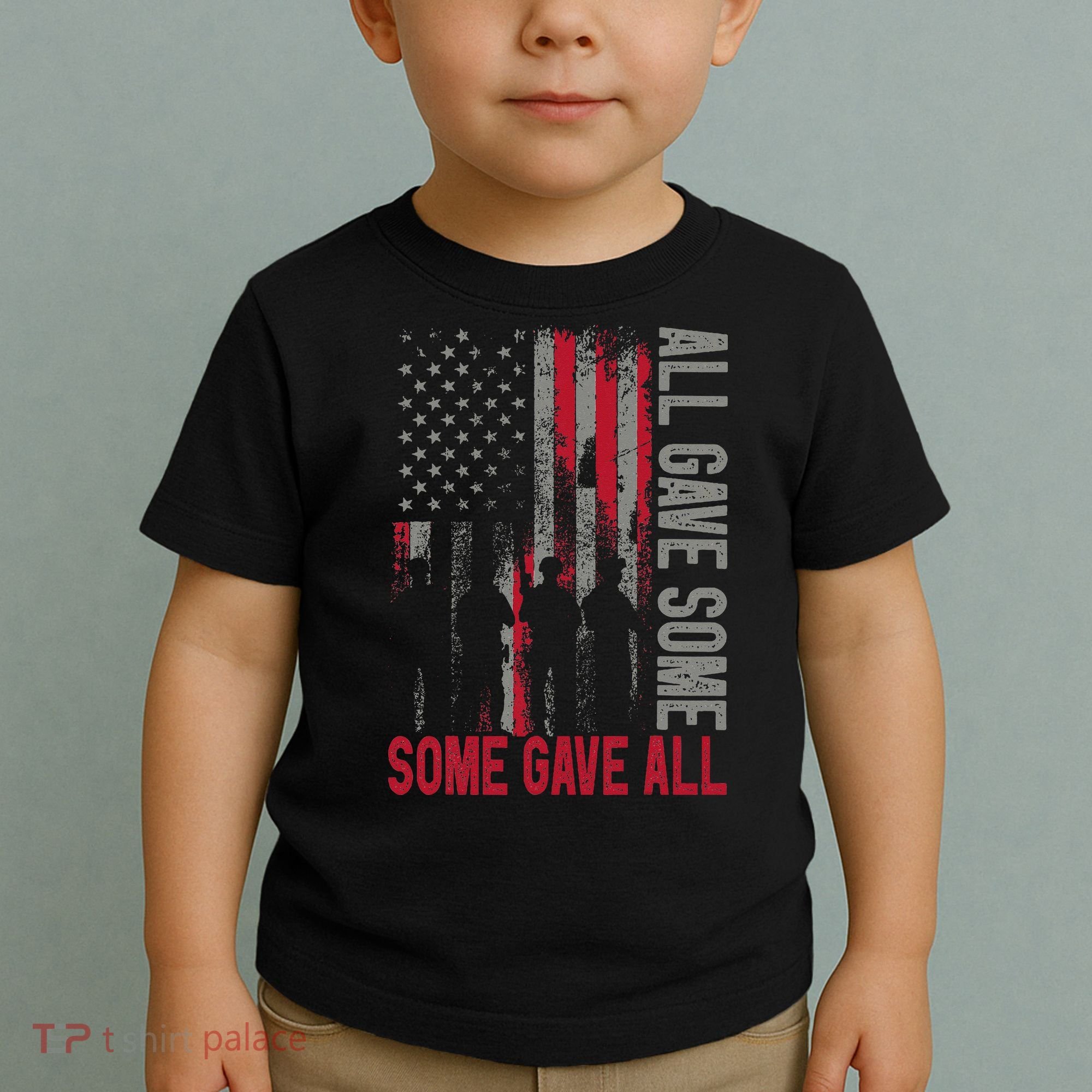Memorial Day 2024 All Gave Some Some Gave All Veteran Toddler T-Shirt