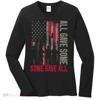 Memorial Day 2024 All Gave Some Some Gave All Veteran Women's Long Sleeve Shirt thumb 0