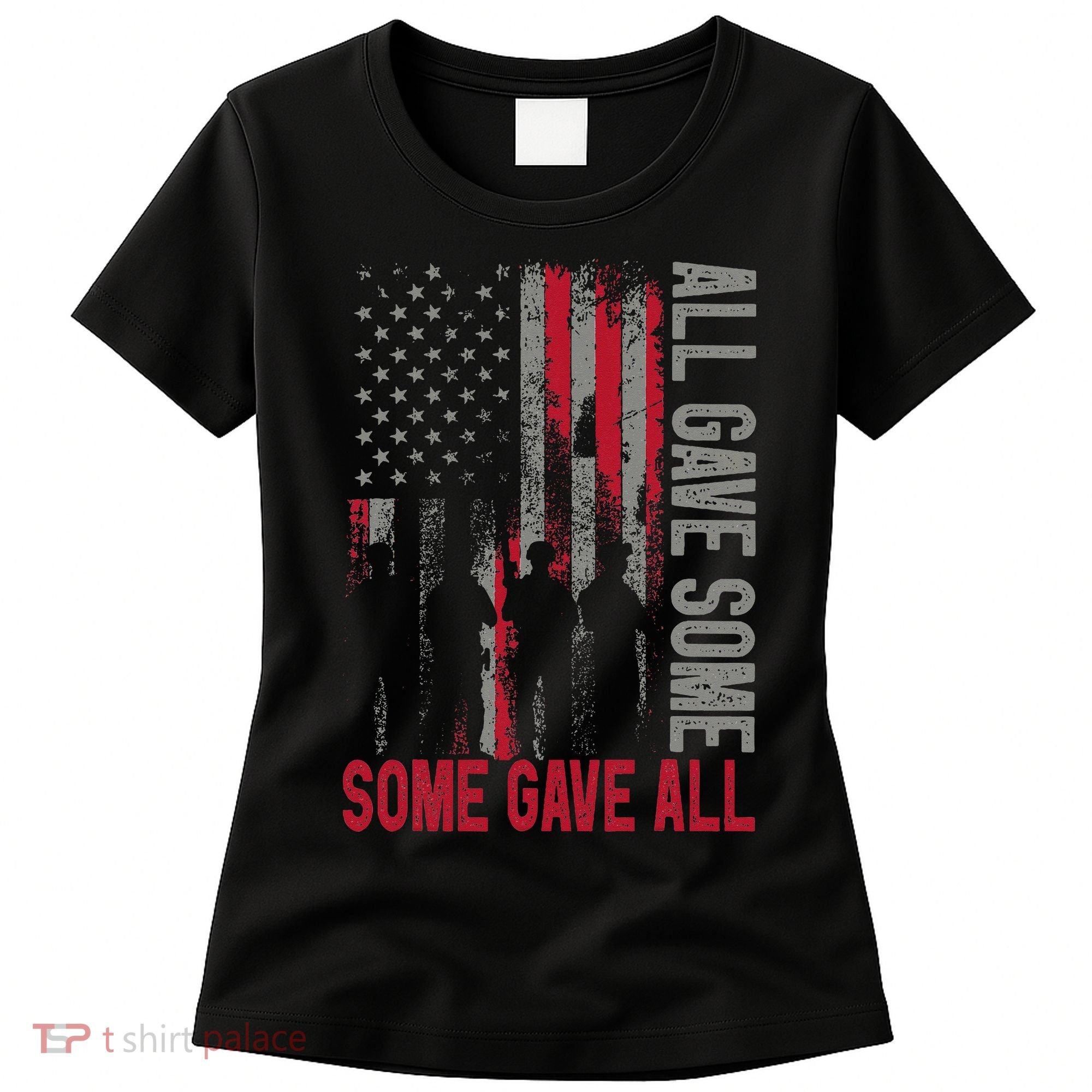 Memorial Day 2024 All Gave Some Some Gave All Veteran Women's T-Shirt
