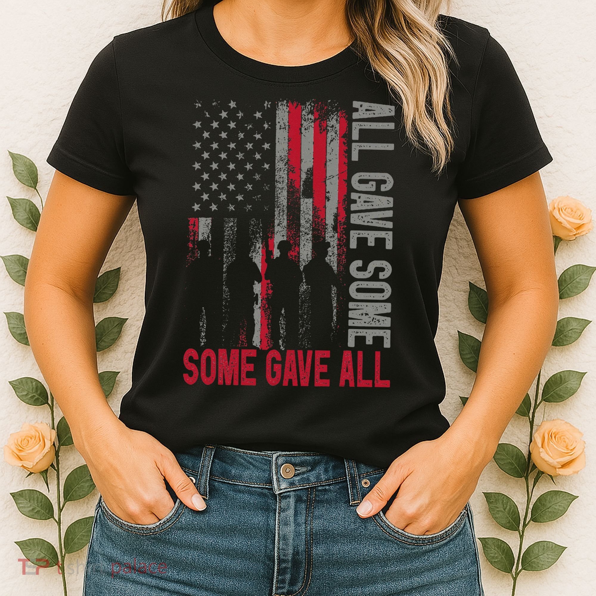 Memorial Day 2024 All Gave Some Some Gave All Veteran Women's T-Shirt