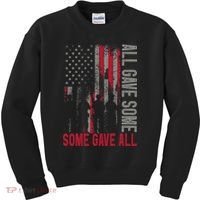 Memorial Day 2024 All Gave Some Some Gave All Veteran Kids Sweatshirt thumb 0