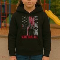 Memorial Day 2024 All Gave Some Some Gave All Veteran Kids Hoodie thumb 3