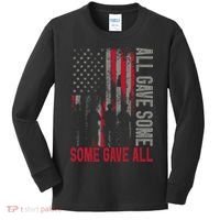Memorial Day 2024 All Gave Some Some Gave All Veteran Kids Long Sleeve Shirt thumb 0