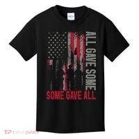 Memorial Day 2024 All Gave Some Some Gave All Veteran Kids T-Shirt thumb 0