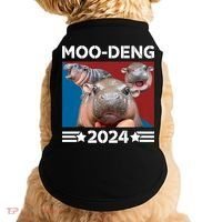 Moo Deng 2024 For President Doggie Tank thumb 0