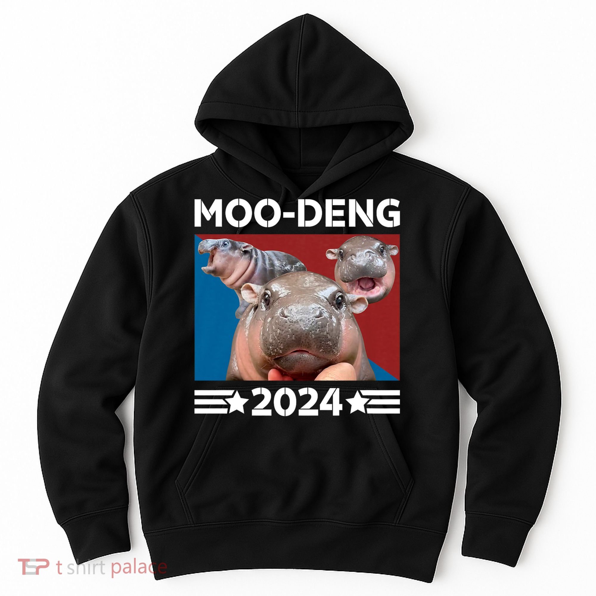 Moo Deng 2024 For President Hoodie