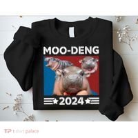 Moo Deng 2024 For President Sweatshirt thumb 2