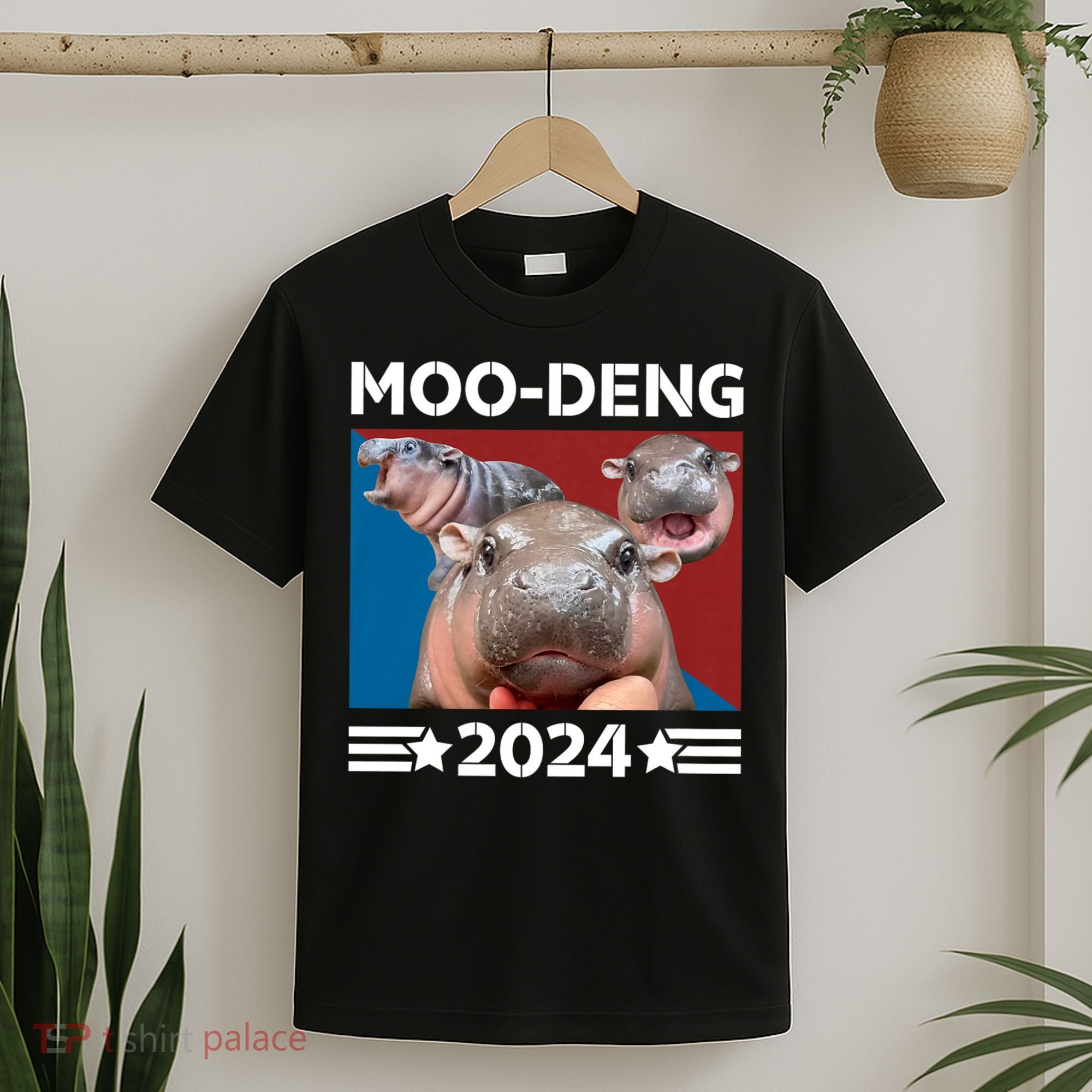 Moo Deng 2024 For President T-Shirt