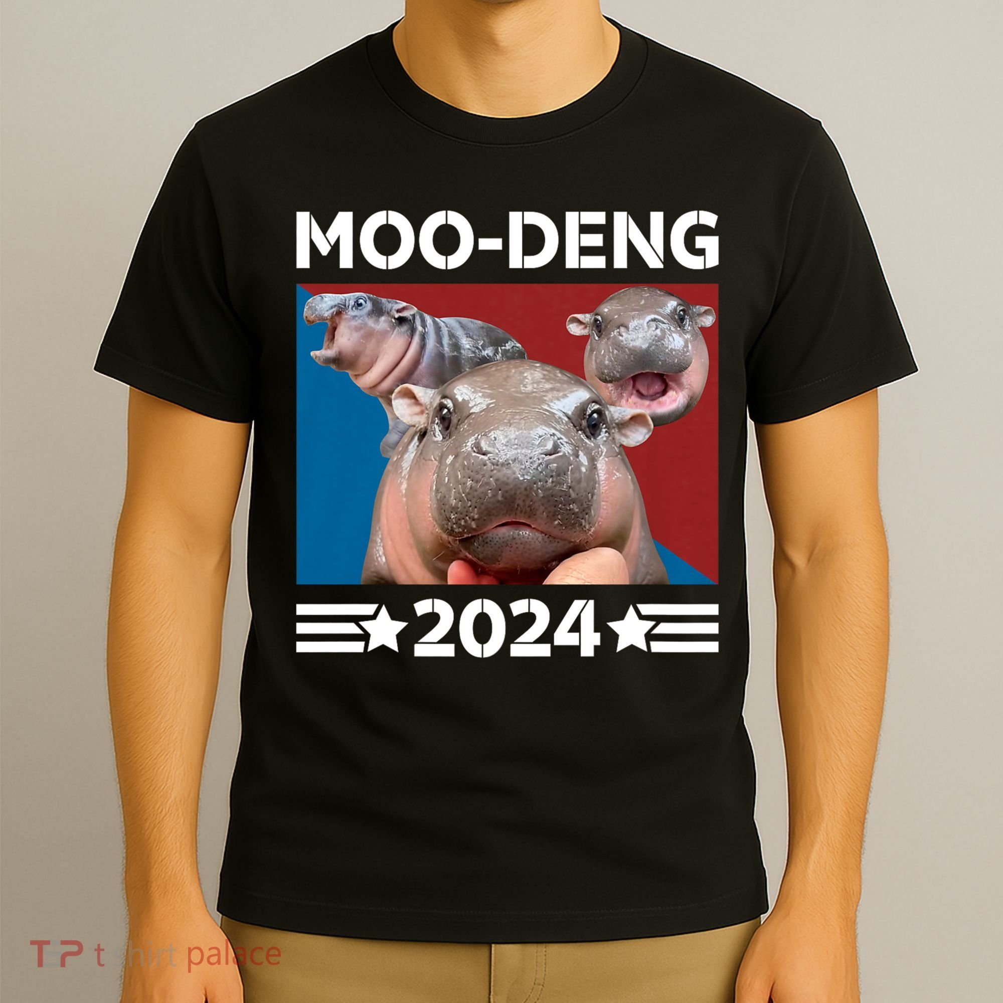 Moo Deng 2024 For President T-Shirt