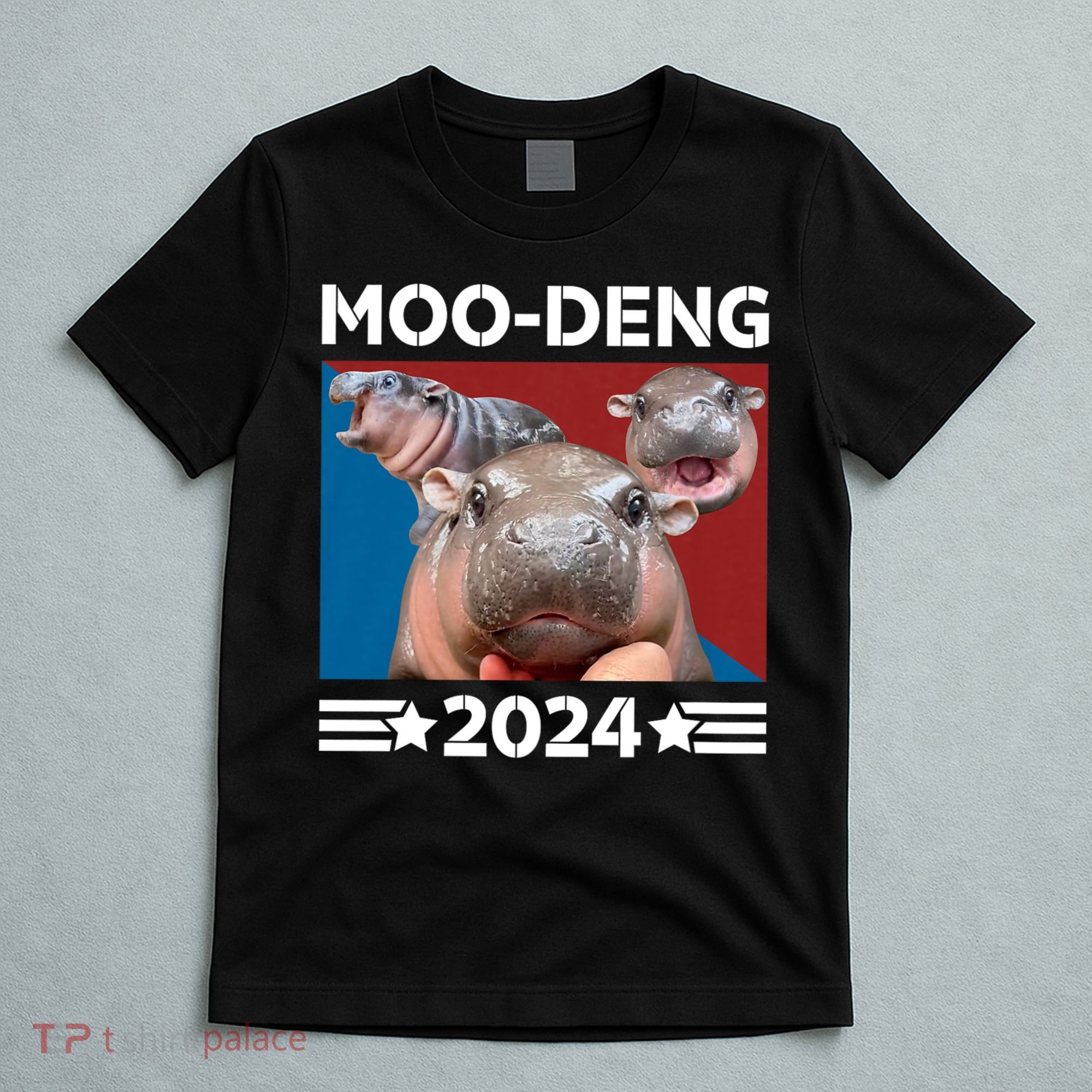 Moo Deng 2024 For President T-Shirt