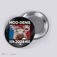 Moo Deng 2024 For President Button thumb 0