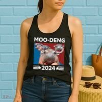 Moo Deng 2024 For President Women's Tank Top thumb 2