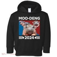 Moo Deng 2024 For President Toddler Hoodie thumb 0