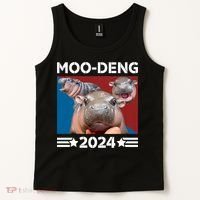 Moo Deng 2024 For President Tank Top thumb 2