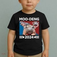 Moo Deng 2024 For President Toddler T-Shirt thumb 2