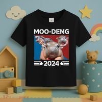 Moo Deng 2024 For President Toddler T-Shirt thumb 3