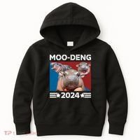 Moo Deng 2024 For President Kids Hoodie thumb 0