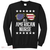 Memorial Day 4th Of July RN Nurse Sweatshirt thumb 0