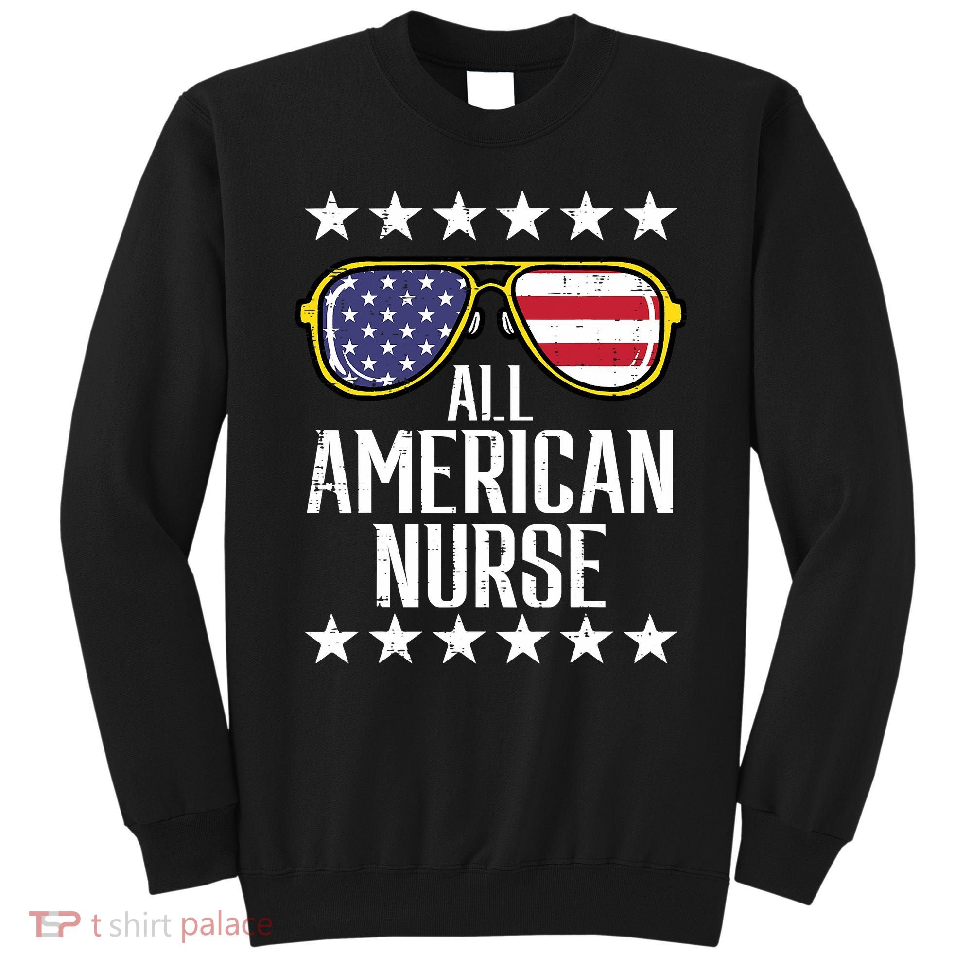 Memorial Day 4th Of July RN Nurse Sweatshirt