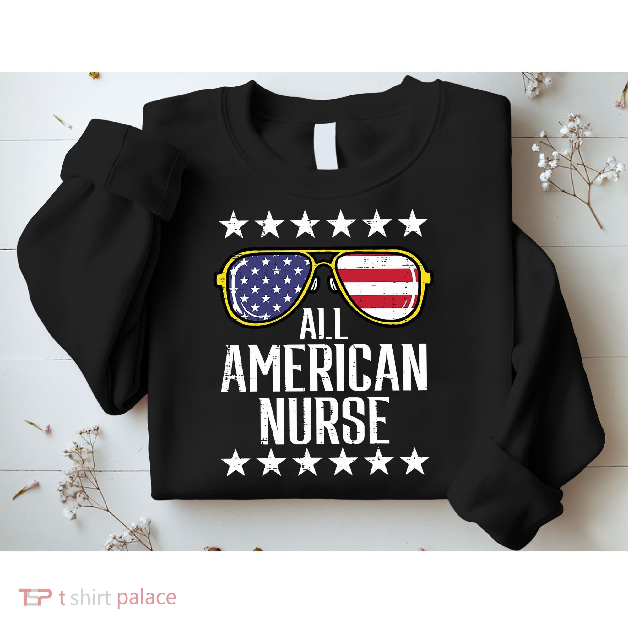 Memorial Day 4th Of July RN Nurse Sweatshirt