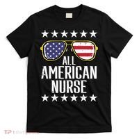 Memorial Day 4th Of July RN Nurse T-Shirt thumb 0