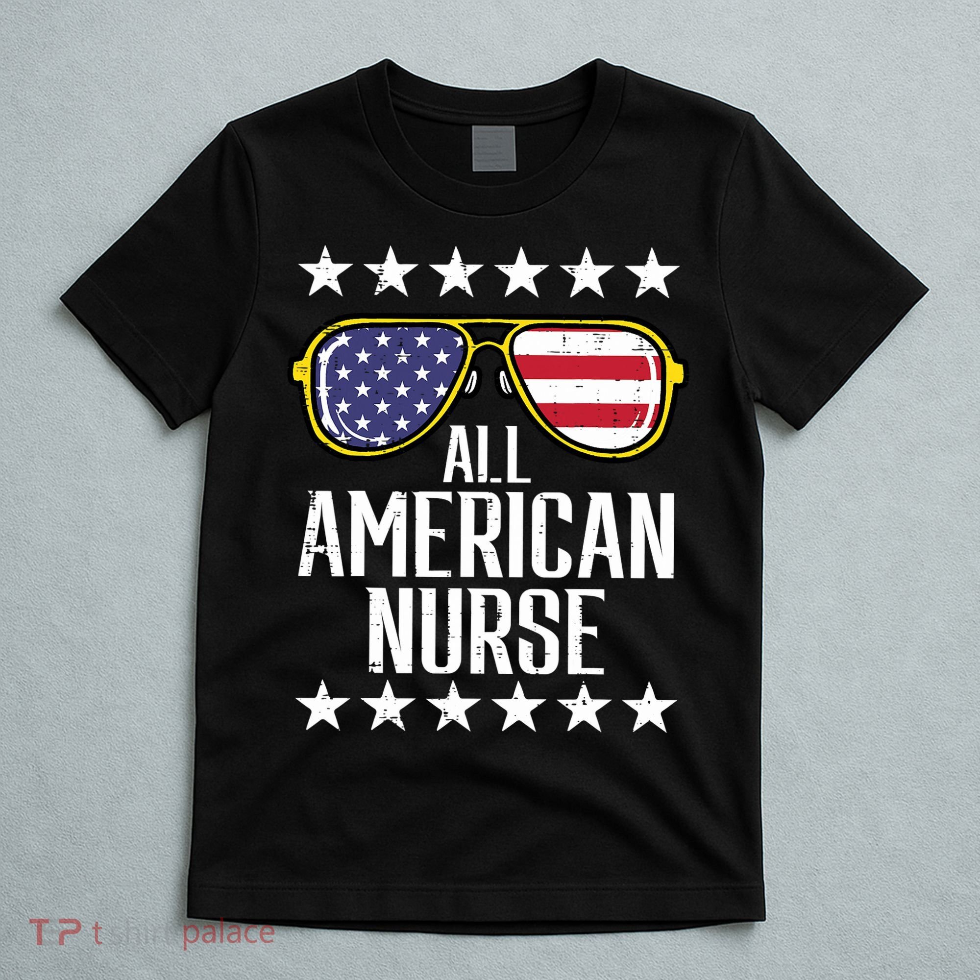 Memorial Day 4th Of July RN Nurse T-Shirt