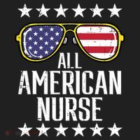 Memorial Day 4th Of July RN Nurse Beanie thumb 2