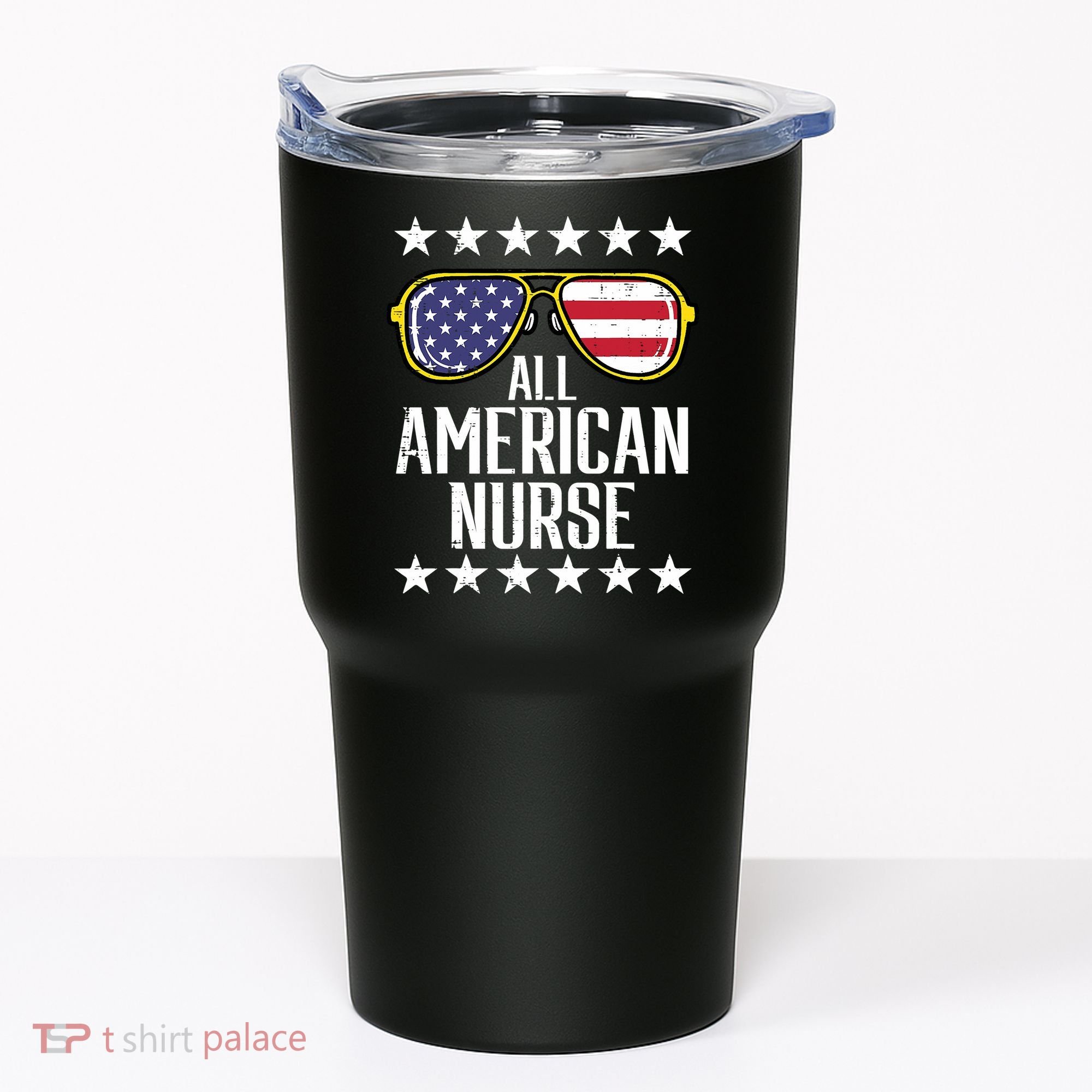 Memorial Day 4th Of July RN Nurse Tumbler
