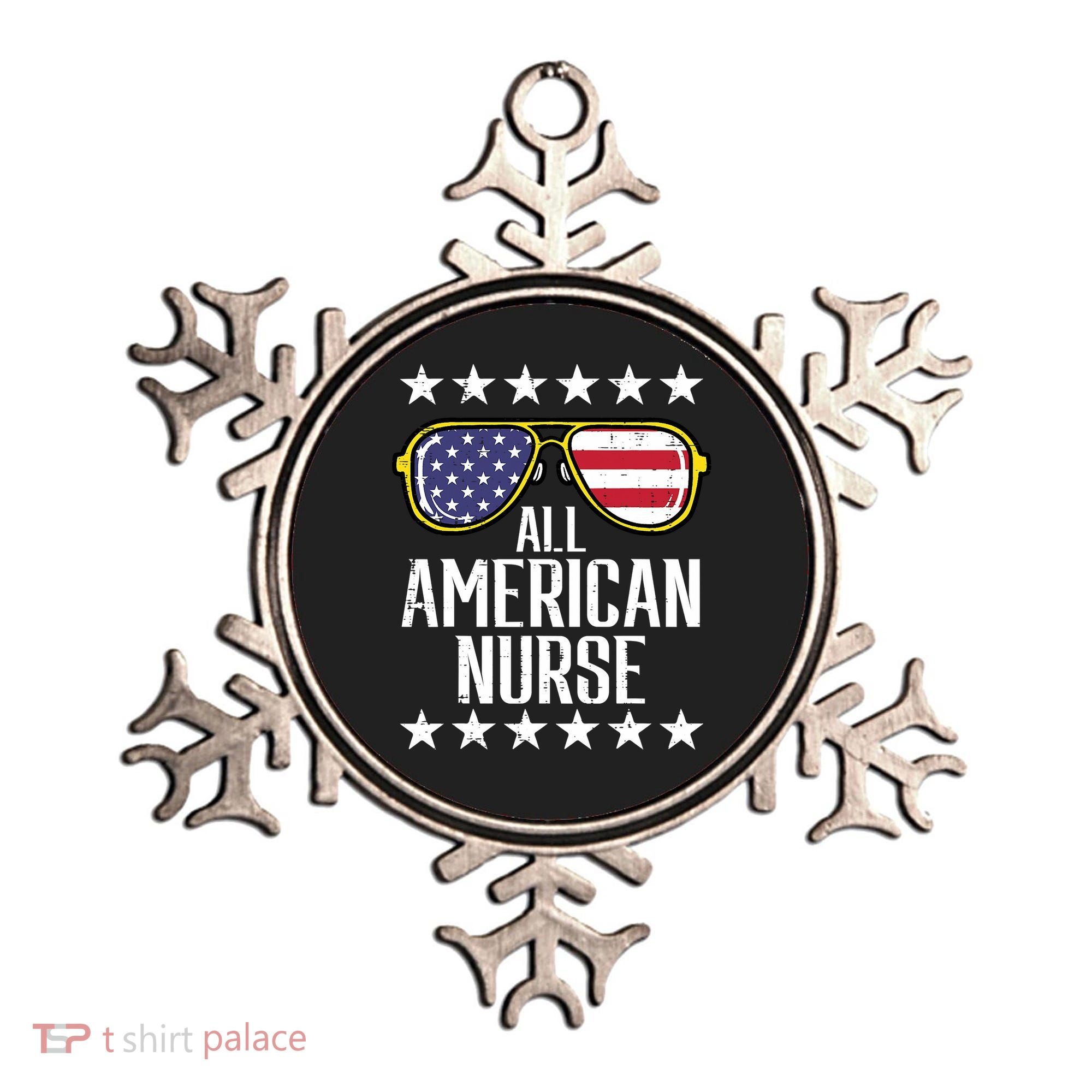 Memorial Day 4th Of July RN Nurse Ornament
