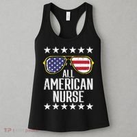 Memorial Day 4th Of July RN Nurse Women's Tank Top thumb 3