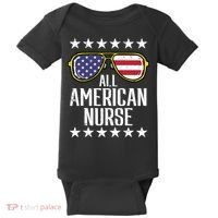 Memorial Day 4th Of July RN Nurse Baby Bodysuit thumb 0