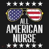 Memorial Day 4th Of July RN Nurse Baby Bodysuit thumb 2