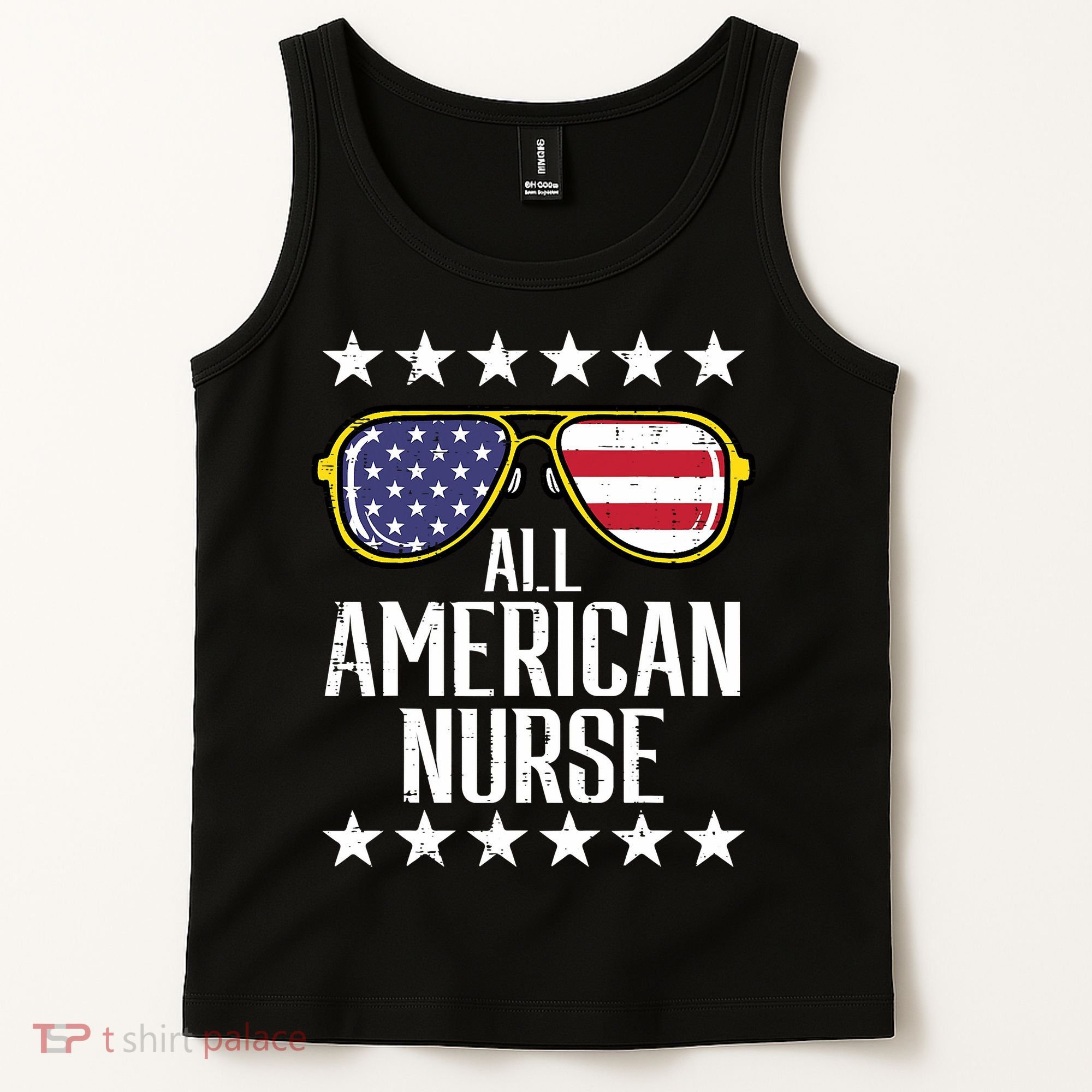 Memorial Day 4th Of July RN Nurse Tank Top