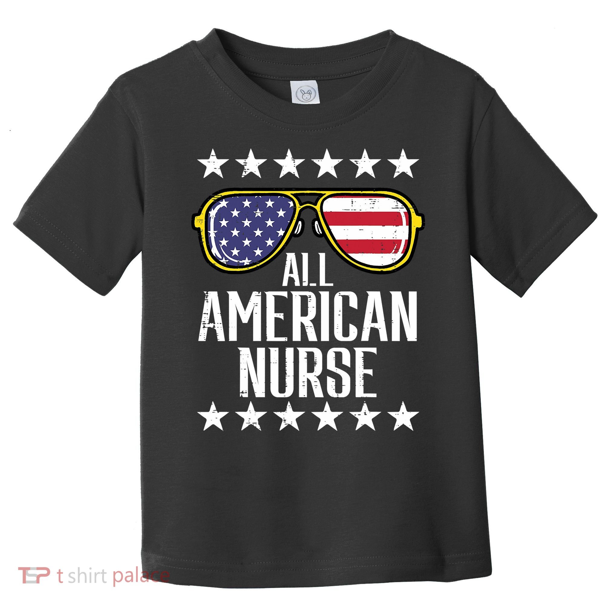 Memorial Day 4th Of July RN Nurse Toddler T-Shirt