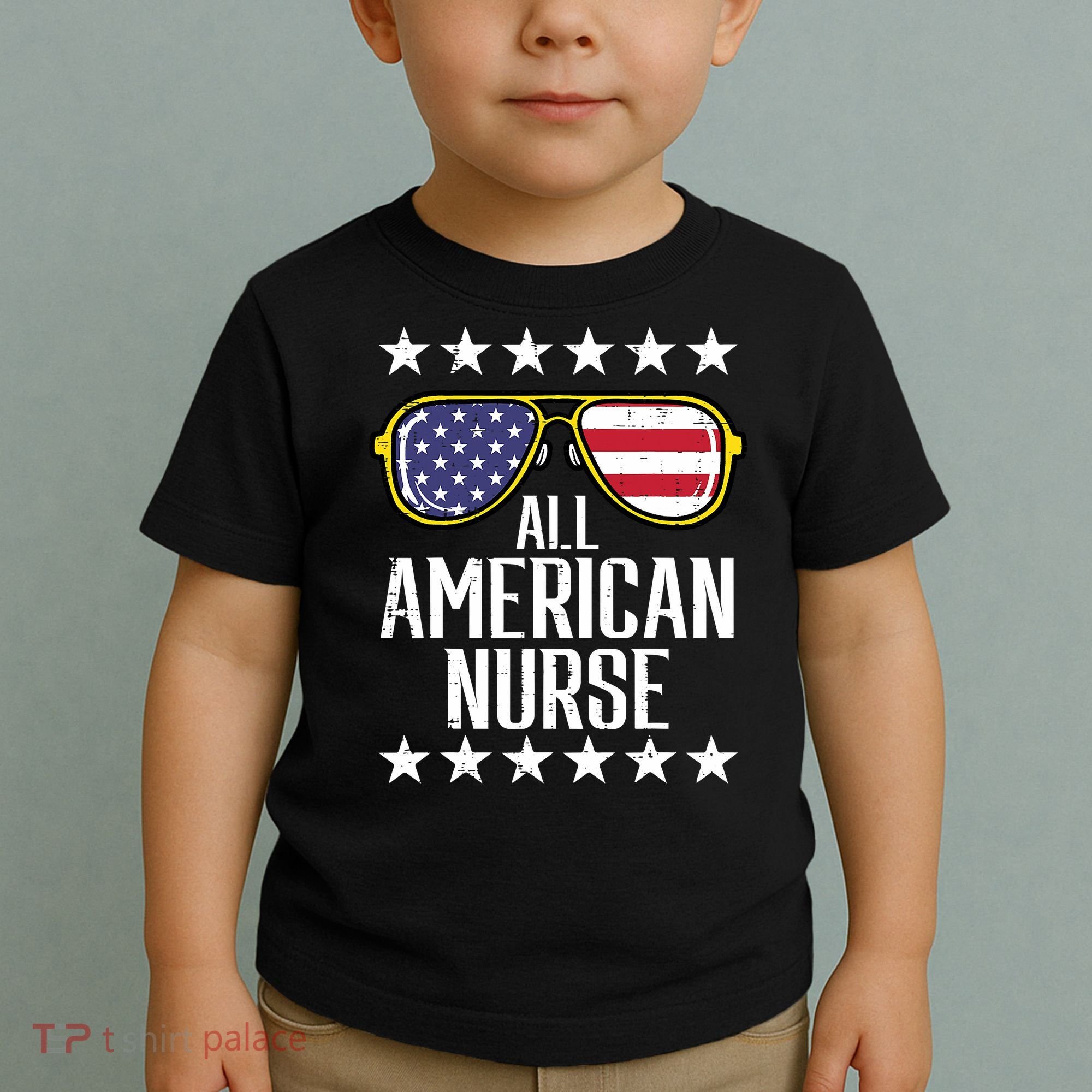 Memorial Day 4th Of July RN Nurse Toddler T-Shirt