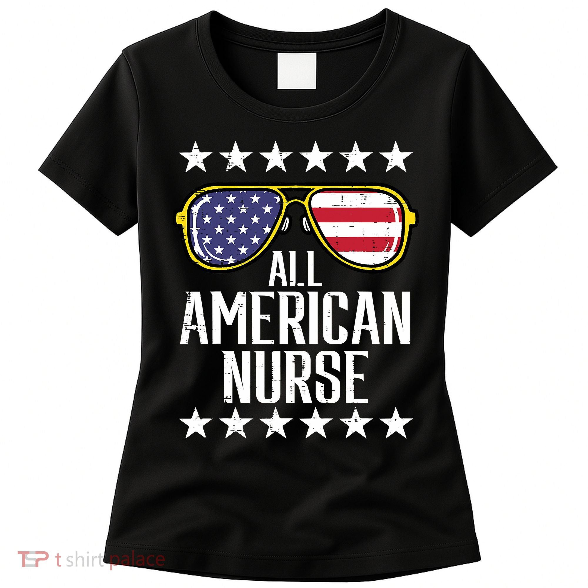 Memorial Day 4th Of July RN Nurse Women's T-Shirt