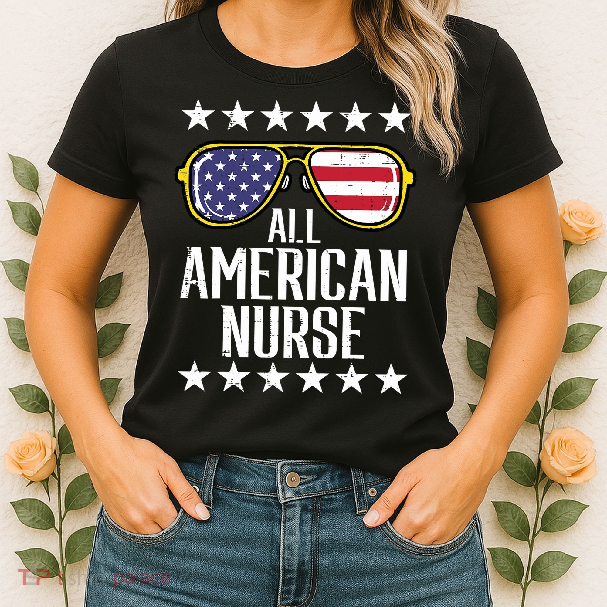 Memorial Day 4th Of July RN Nurse Women's T-Shirt