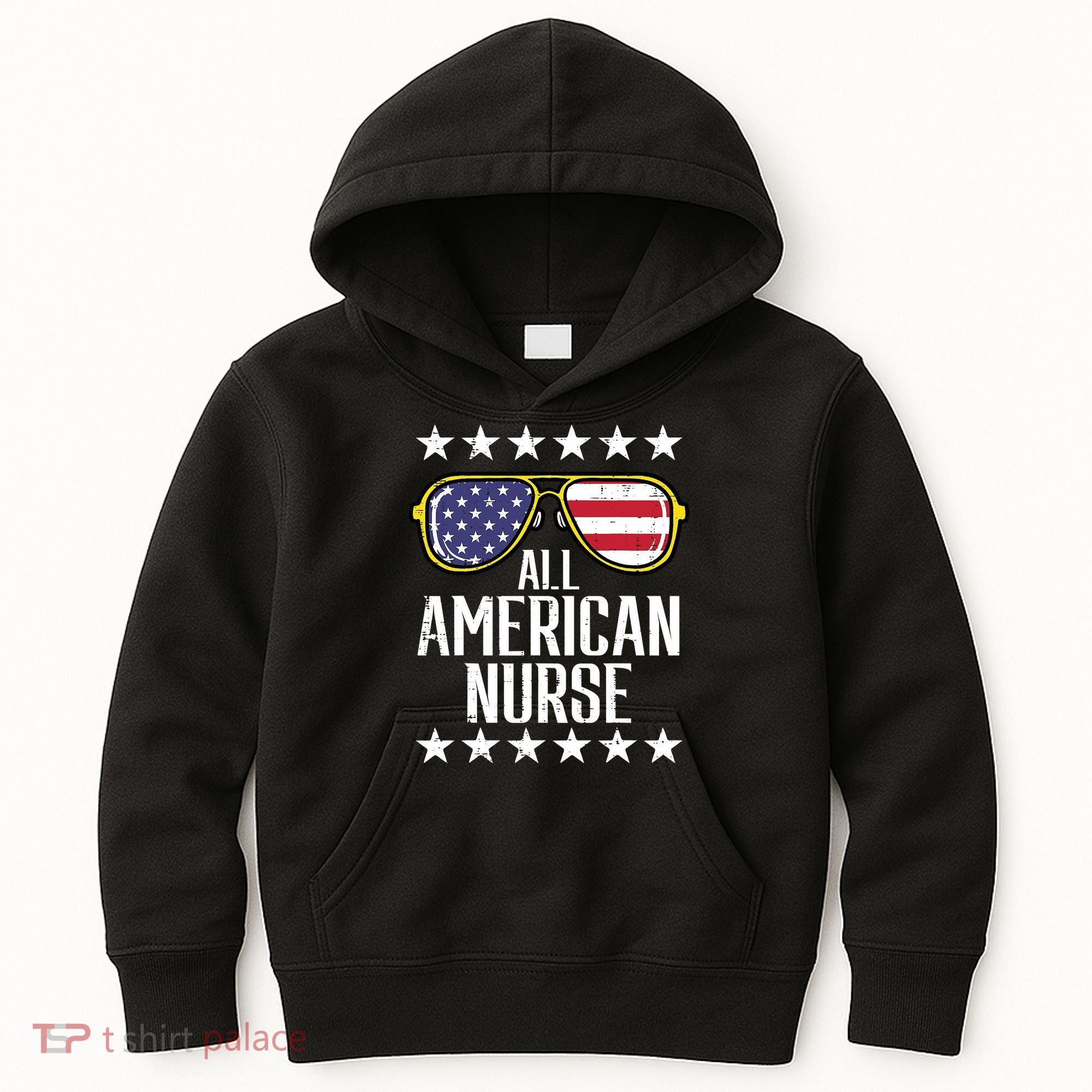 Memorial Day 4th Of July RN Nurse Kids Hoodie