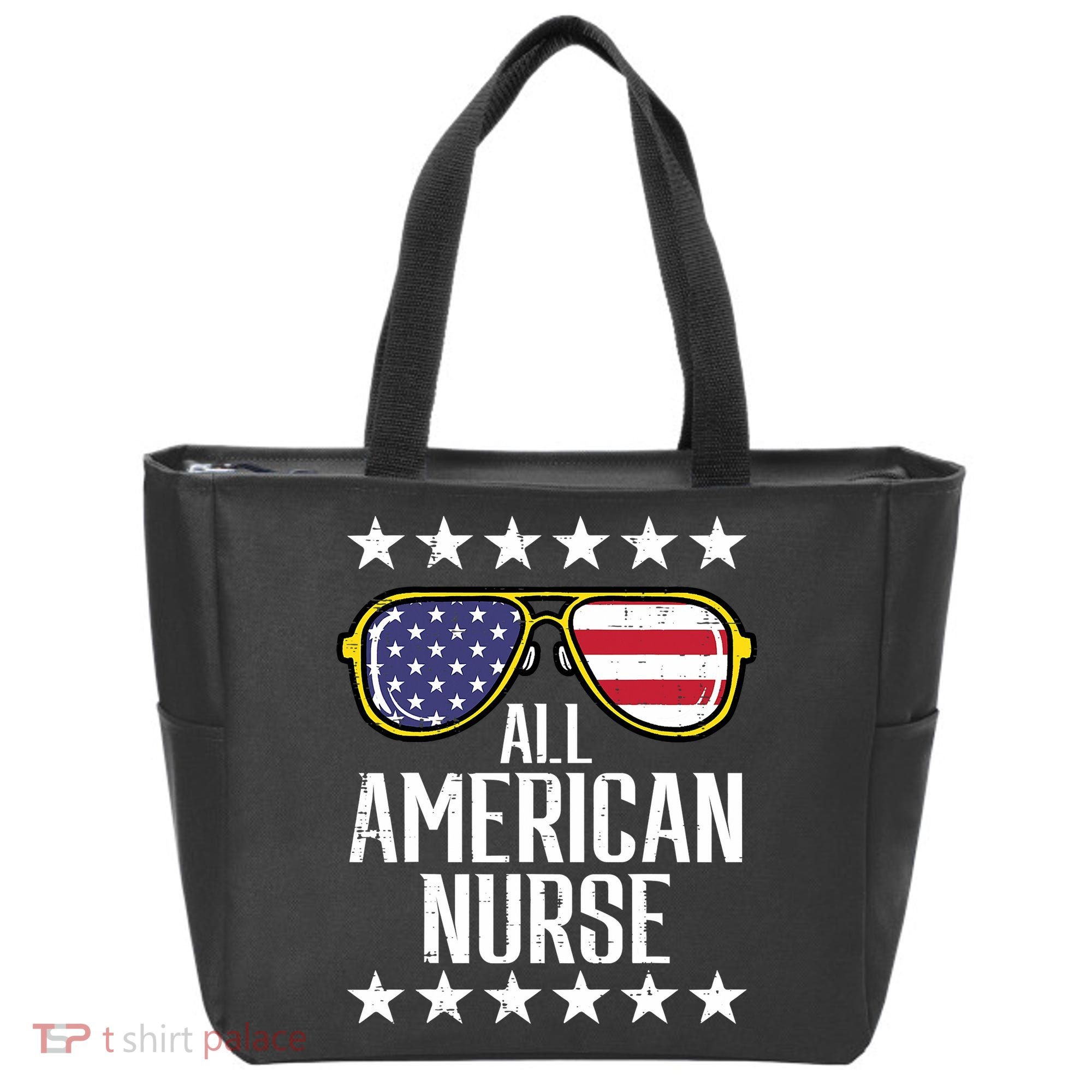 Memorial Day 4th Of July RN Nurse Tote Bag