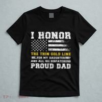 My Daughter 911 Dispatcher Dad Proud 911 Dispatcher Father T-Shirt thumb 5