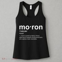 Moron Definition Anti Nancy Pelosi Funny Republican Women's Tank Top thumb 3
