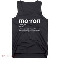 Moron Definition Anti Nancy Pelosi Funny Republican Tank Top thumb 0