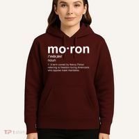 Moron Definition Anti Nancy Pelosi Funny Republican Hoodie thumb 5