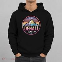 Mount Denali Alaska Mountaineer Climbing National Park Hoodie thumb 0