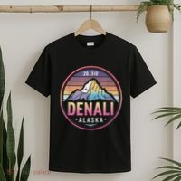 Mount Denali Alaska Mountaineer Climbing National Park T-Shirt thumb 2