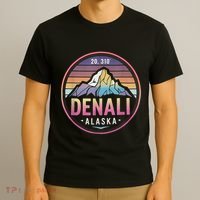 Mount Denali Alaska Mountaineer Climbing National Park T-Shirt thumb 3